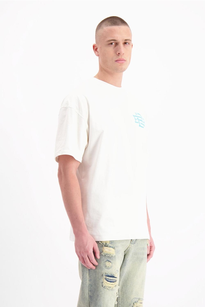 BLOCK MONOGRAM T SHIRT 1 125 3 19 WHITE